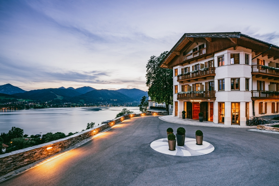Hotelauffahrt Haus Tegernsee
