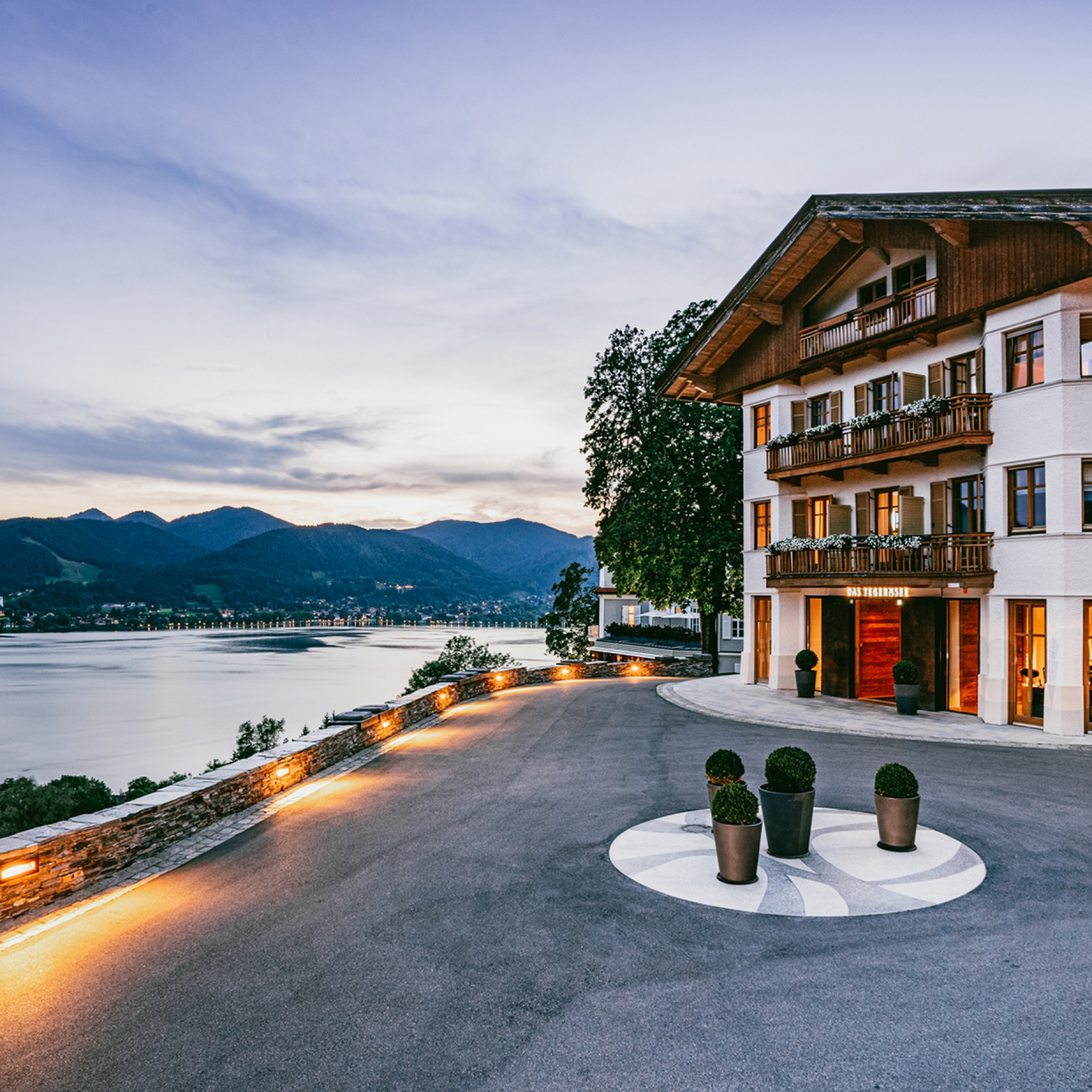 Hotelauffahrt Haus Tegernsee